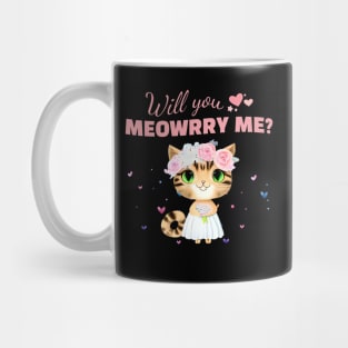 Funny Cat Bride Mug